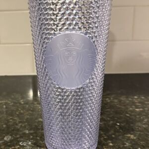 Starbucks Silver Textured Tumbler 24 oz